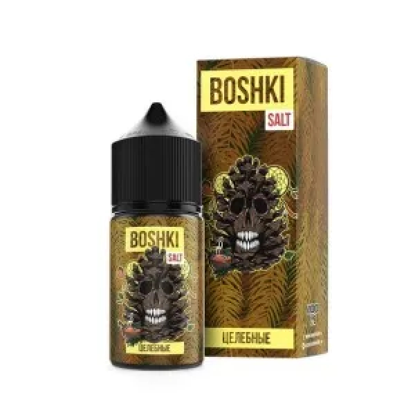 Жидкость BOSHKI Salt Целебные (Мёд трава чай хвоя) (30 мл, 20 мг/мл) в Хабаровске