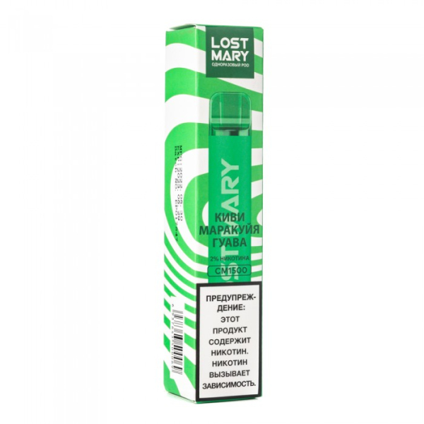 Lost Mary Kiwi Passion Fruit Guava Киви Маракуйя Гуава, 1500 тяг в Хабаровске