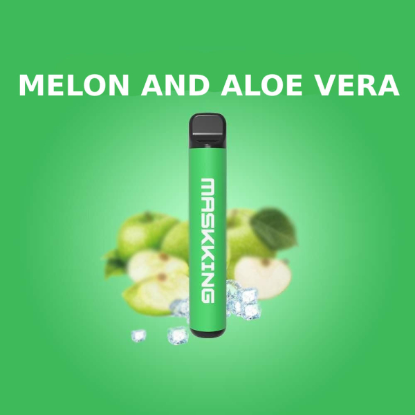 Одноразовая электронная сигарета Maskking High Pro Melon And Aloe Vera (Дыня Алоэ Вера) 1000 затяжек в Хабаровске