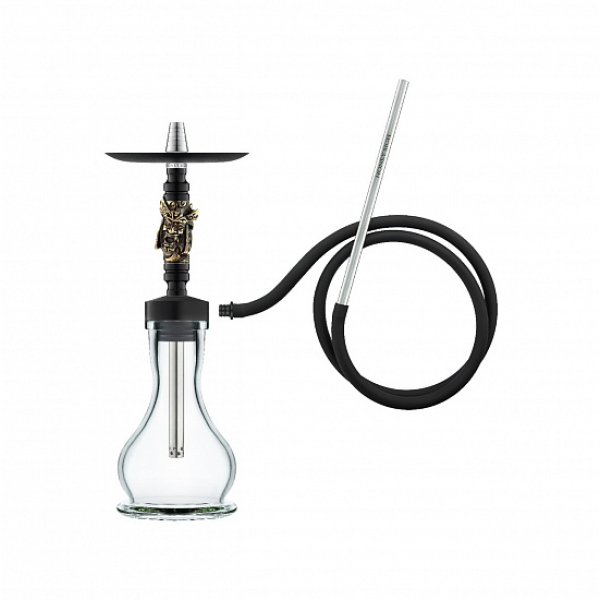 Кальян Honey Sigh Mini Dark Exclusive Samurai Серебристый (38 см) в Хабаровске