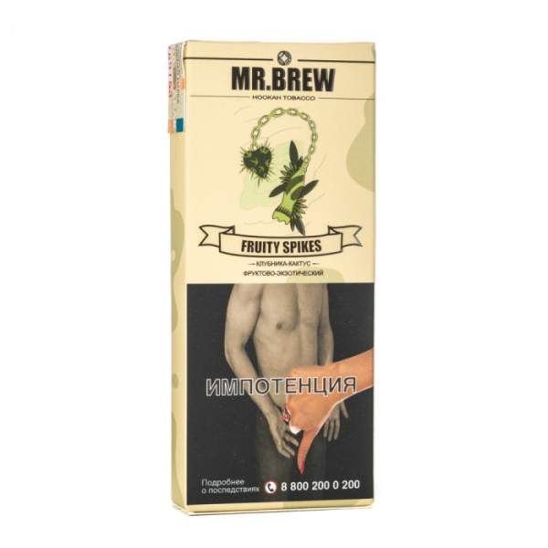 Табак Mr Brew Fruity Spikes (Клубничный сок с кактусом и фейхоа) 40 гр в Хабаровске