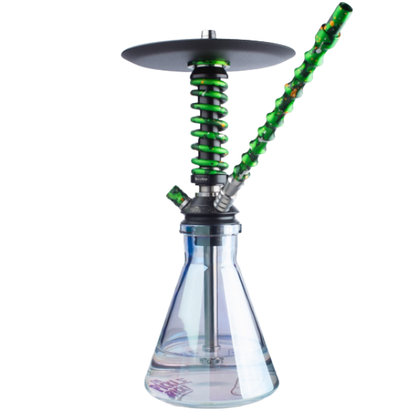 Кальян Mamay Customs Coilovers Micro Rick And Morty (Зелёный, 30 см) в Хабаровске