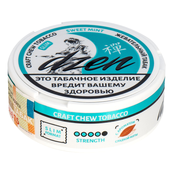 Жевательный табак Dzen Slim Sweet Mint 9 грамм в Хабаровске