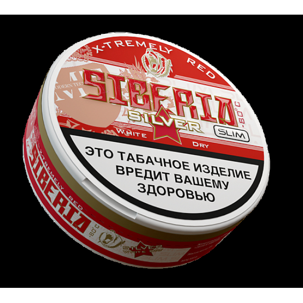 Жевательный табак Siberia Silver  Slim White Dry 13 грамм в Хабаровске