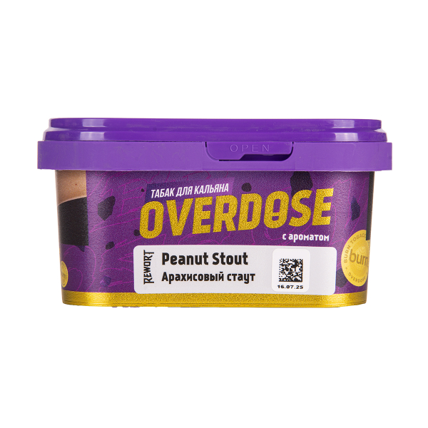 Табак Overdose Peanut Stout 200 грамм в Хабаровске