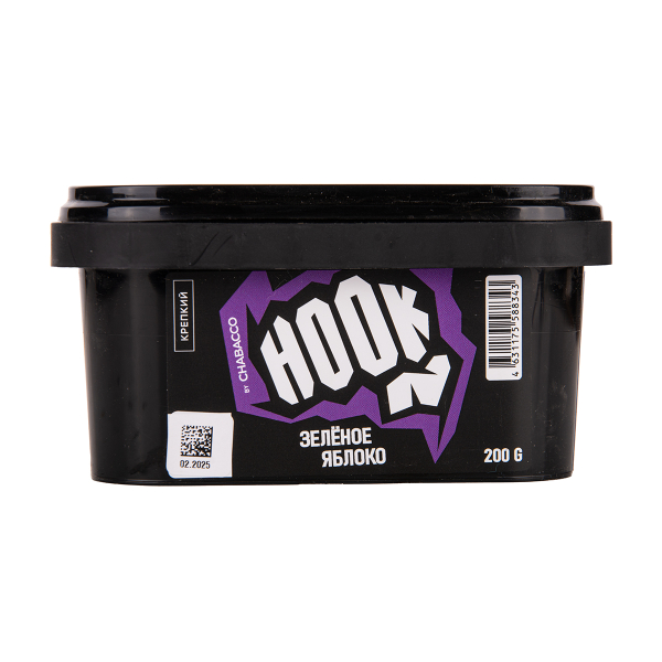 Табак Hook Зелёное Яблоко 200 грамм в Хабаровске