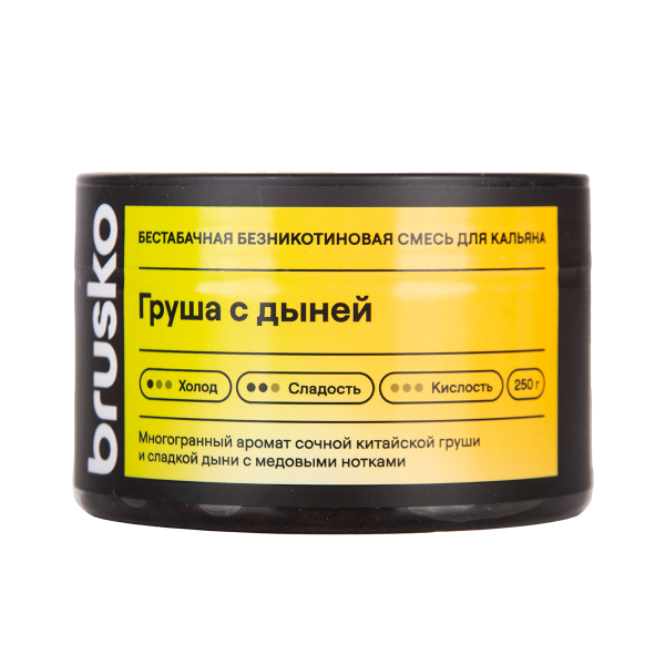 Бестабачная смесь Brusko Груша С   Дыней 250 грамм в Хабаровске