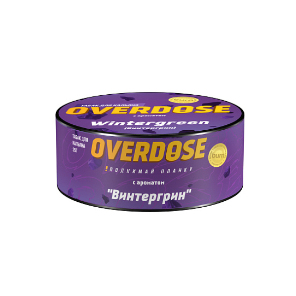 Табак Overdose Wintergreen 25 грамм в Хабаровске