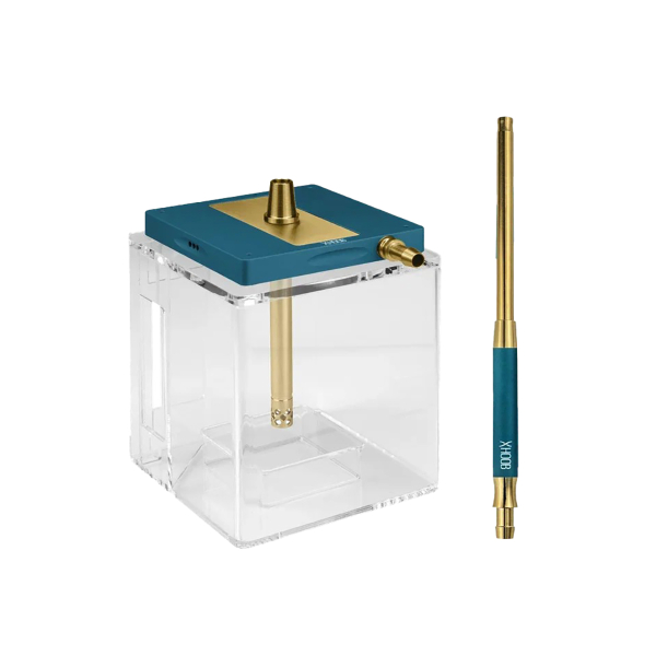 Кальян Hoob Atom Marine Blue X Gold | Hoob Cube в Хабаровске