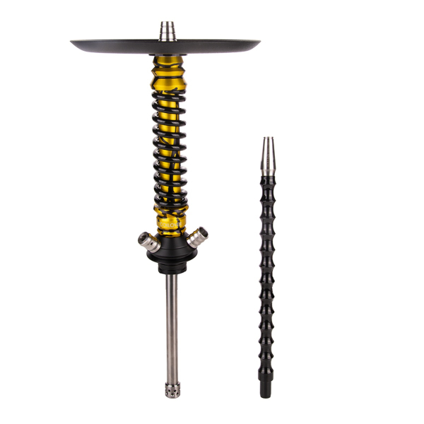 Кальян Mamay Customs Coilover Mini  Золотой Сплеш Чёрный в Хабаровске