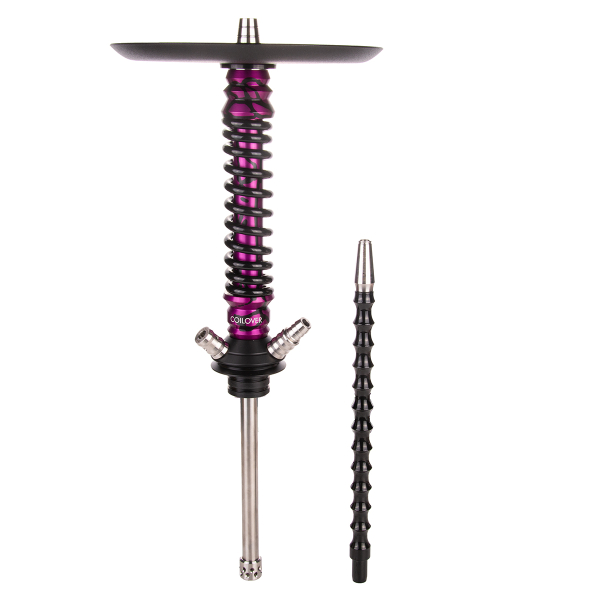 Кальян Mamay Customs Coilover Mini  Пурпурный Сплеш Чёрный в Хабаровске