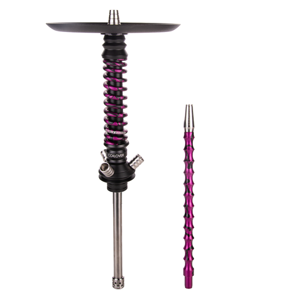 Кальян Mamay Customs Coilover Mini  Чёрный Пурпурный Сплеш в Хабаровске