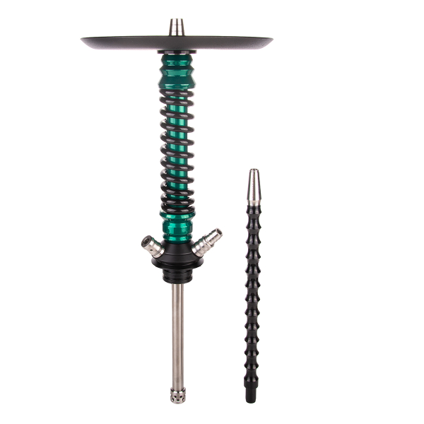 Кальян Mamay Customs Coilover Mini  Зелёный Лак Чёрный в Хабаровске