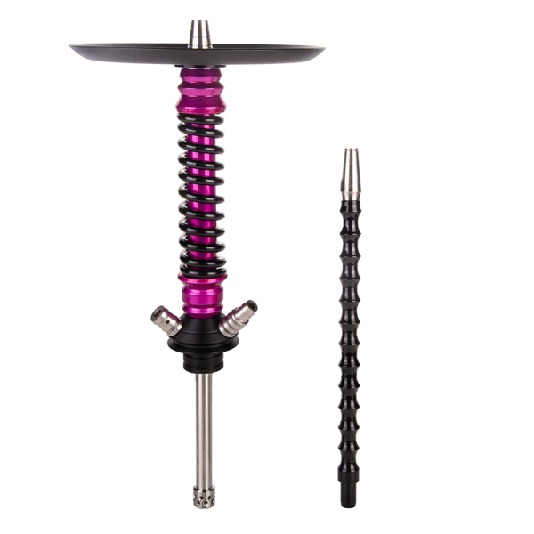 Кальян Mamay Customs Coilover Mini  Розовый Лак Чёрный в Хабаровске