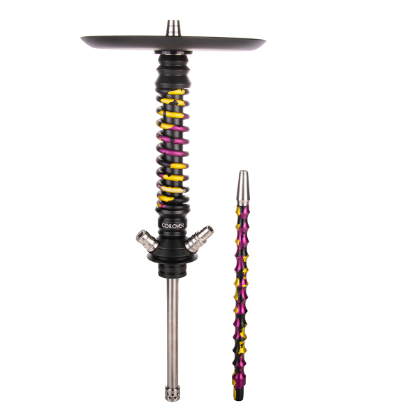 Кальян Mamay Customs Coilover Mini   Чёрный Пурпурный/золотой Камуфляж в Хабаровске