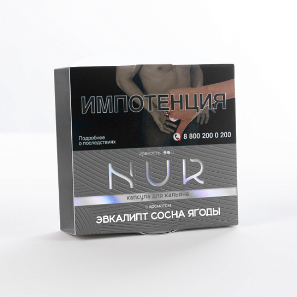 Табак Nur Эвкалипт Сосна Ягоды Средний 20 грамм в Хабаровске