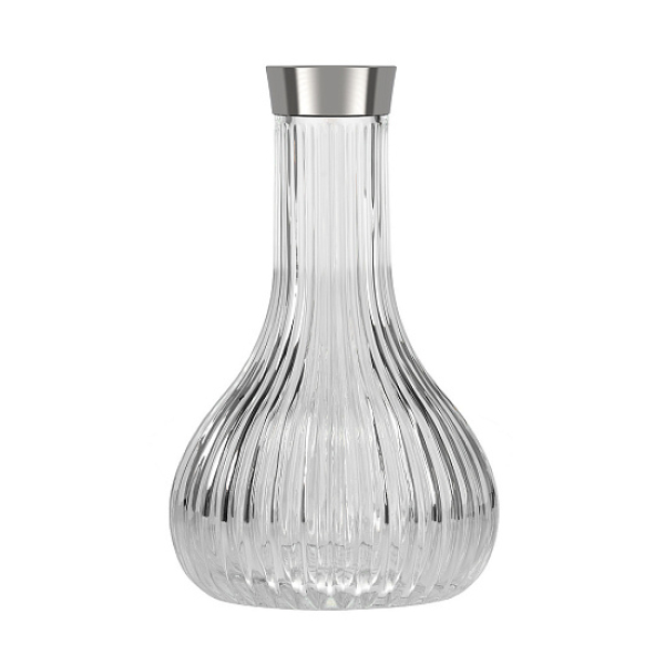 Колба Alpha Hookah Drop Twistlock На Резьбе Прозрачная  Silver в Хабаровске