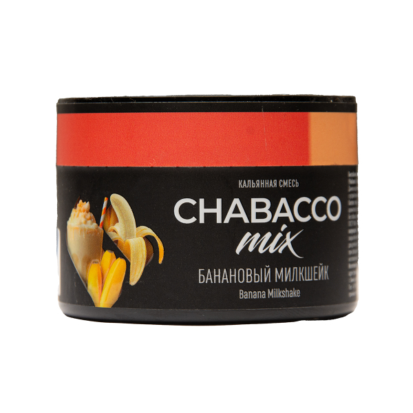 Бестабачная смесь Chabacco Medium Mix Banana Milkshake Medium 40 грамм в Хабаровске