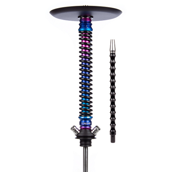 Кальян Mamay Customs Coilover Big Anod Blue Space Черный Глянец в Хабаровске