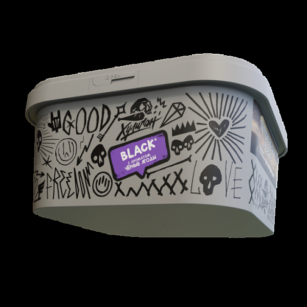 Табак Хулиган Black Черные Ягоды 200 грамм в Хабаровске