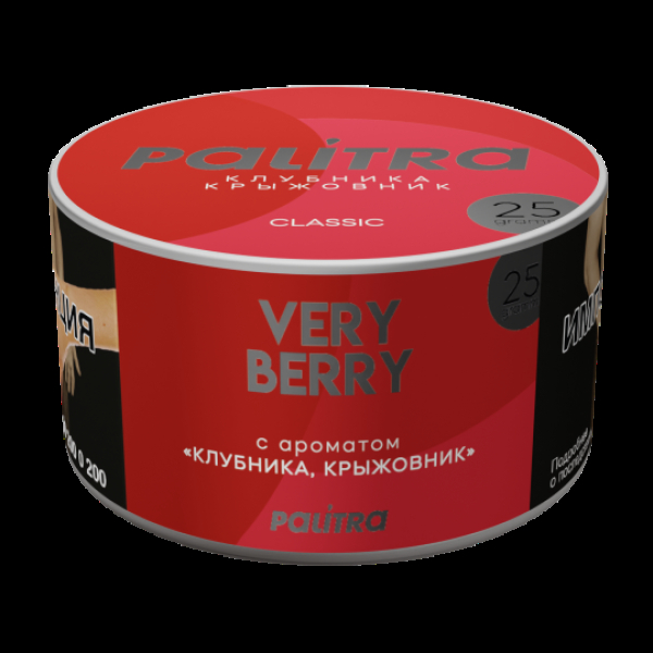 Табак Palitra Very Berry Клубника Крыжовник 25 грамм в Хабаровске