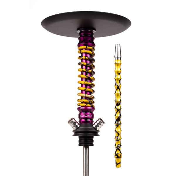 Кальян Mamay Customs Coilovers Mini Special Anod Purple Splash Gold Splash в Хабаровске