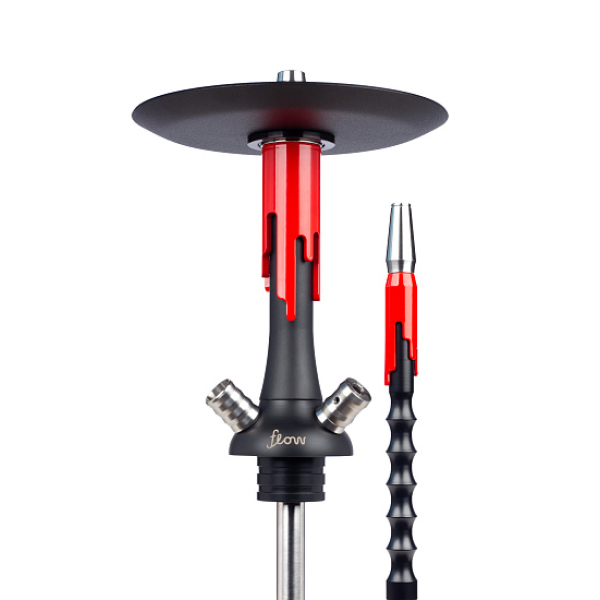 Кальян Mamay Customs Flow Черный Матовый Красный Глянец в Хабаровске