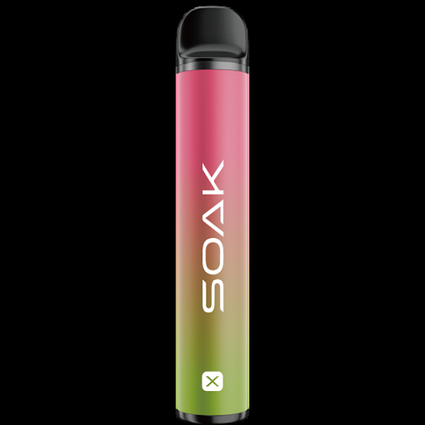 Электронка Soak X Raspberry Soda Малиновая Газировка 2200 затяжек в Хабаровске