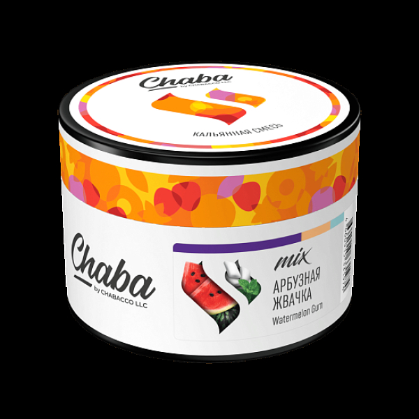 Бестабачная смесь Безникотиновая Chaba Mix Watermelon Gum Арбузная Жвачка 40 грамм в Хабаровске